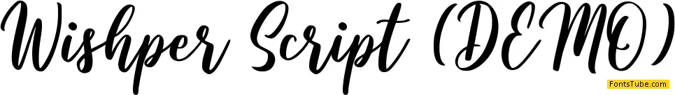 Wishper Script Font