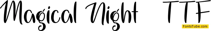 Magical Night Font