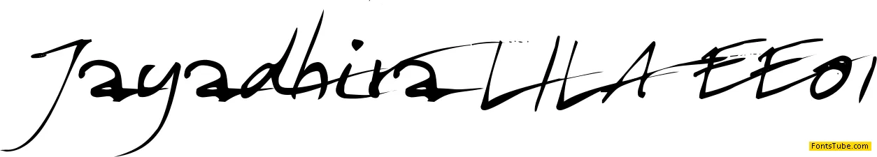 Jayadhira LILA EE 0.1 Font