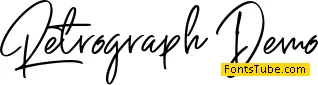 Retrograph Demo Font