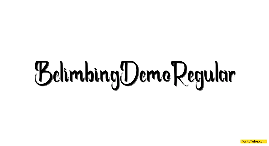 Belimbing Demo Font