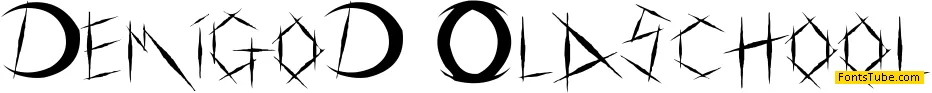 DemigoD Oldschool Font