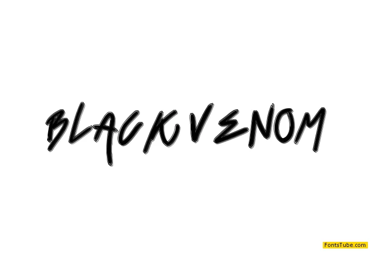Black Venom Font
