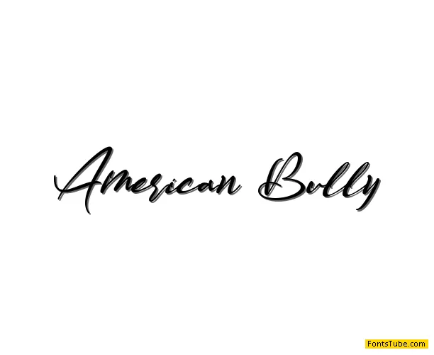 American Bully Font