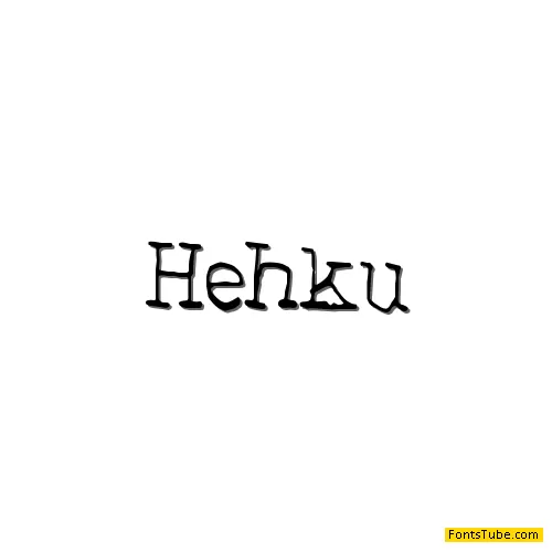Hehku Font