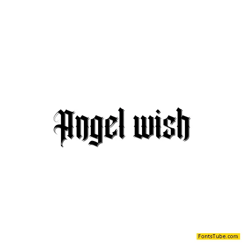 Angel wish Font