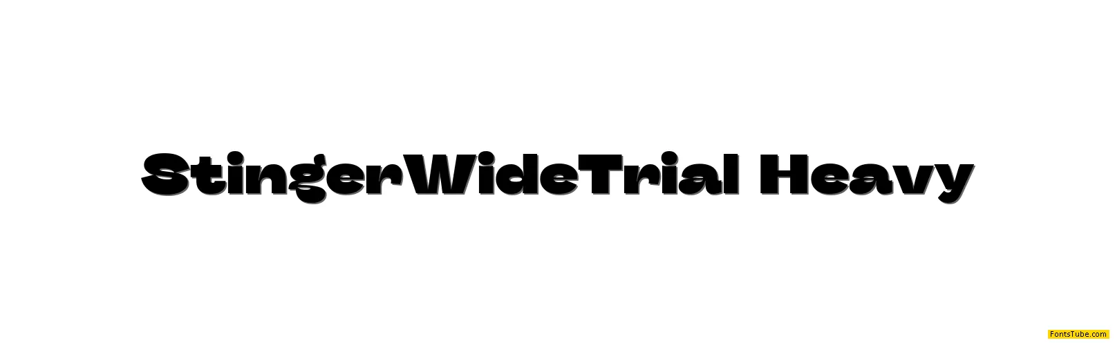 Stinger Wide Trial Font Family