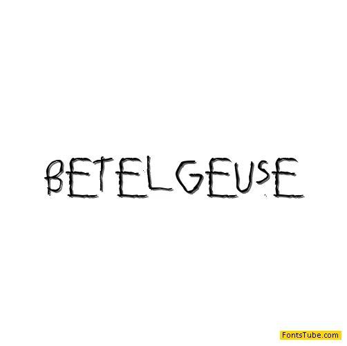 Betelgeuse Font