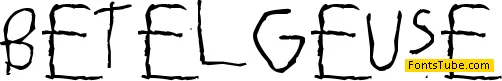 Betelgeuse Font