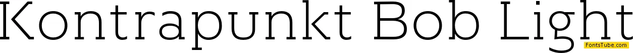 Kontrapunkt Bob Font Family