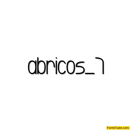 ABRICOS 7 Font