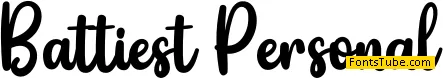 Battiest Font
