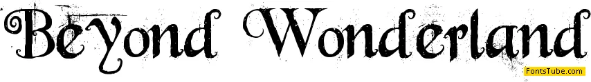 Beyond Wonderland Font