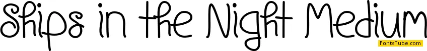 Ships in the Night Font Family
