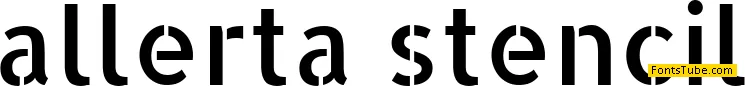 Allerta Font Family