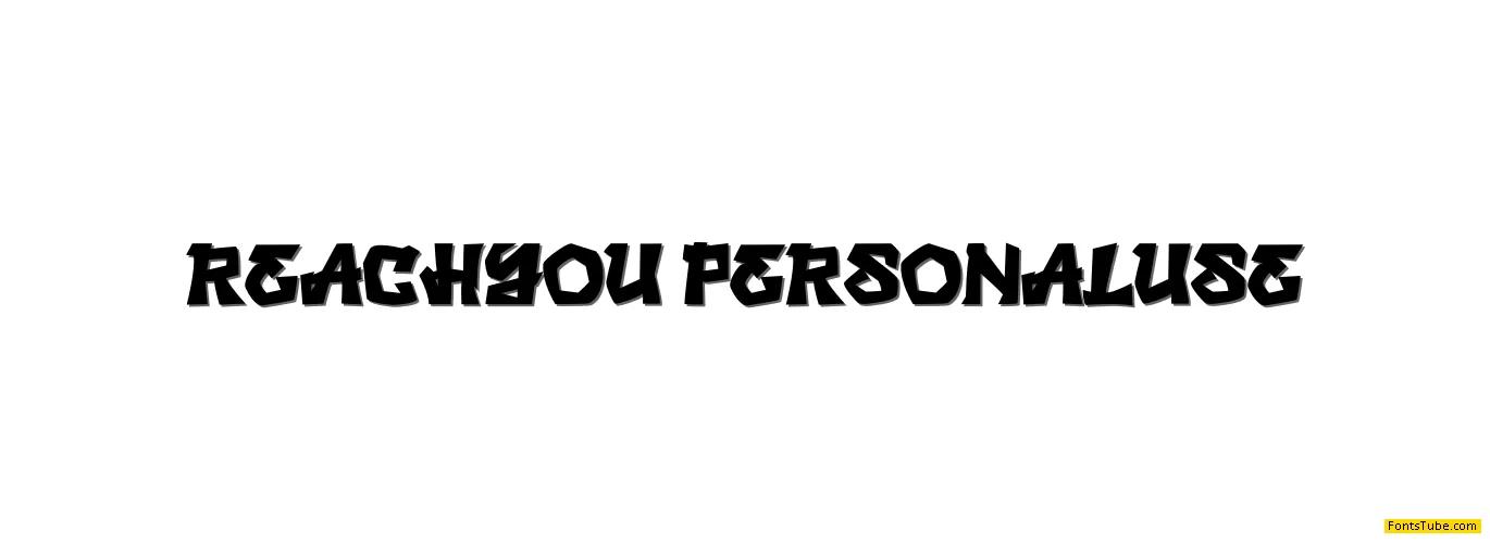 REACH YOU Font Family