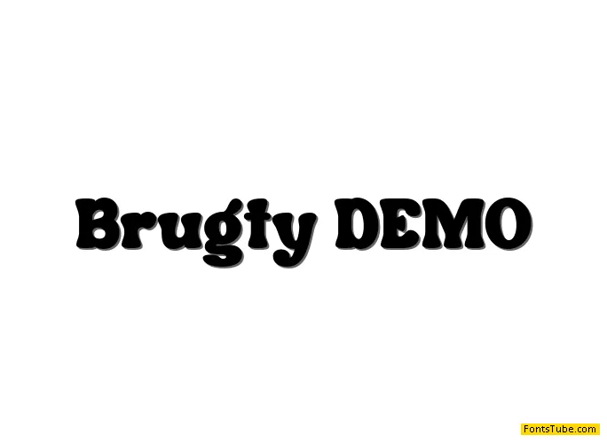 Brugty DEMO Font