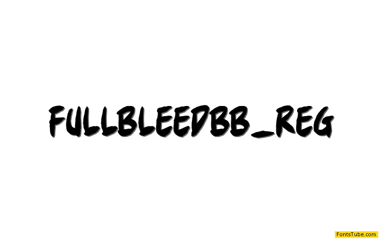 Full Bleed BB Font Family