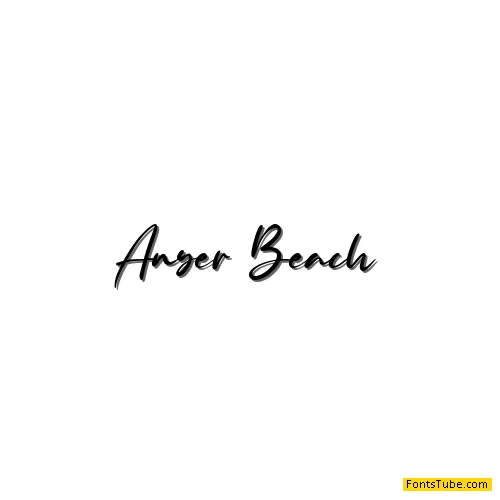 Anyer Beach Font
