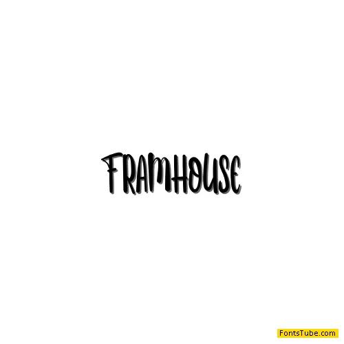 FRAMHOUSE Font