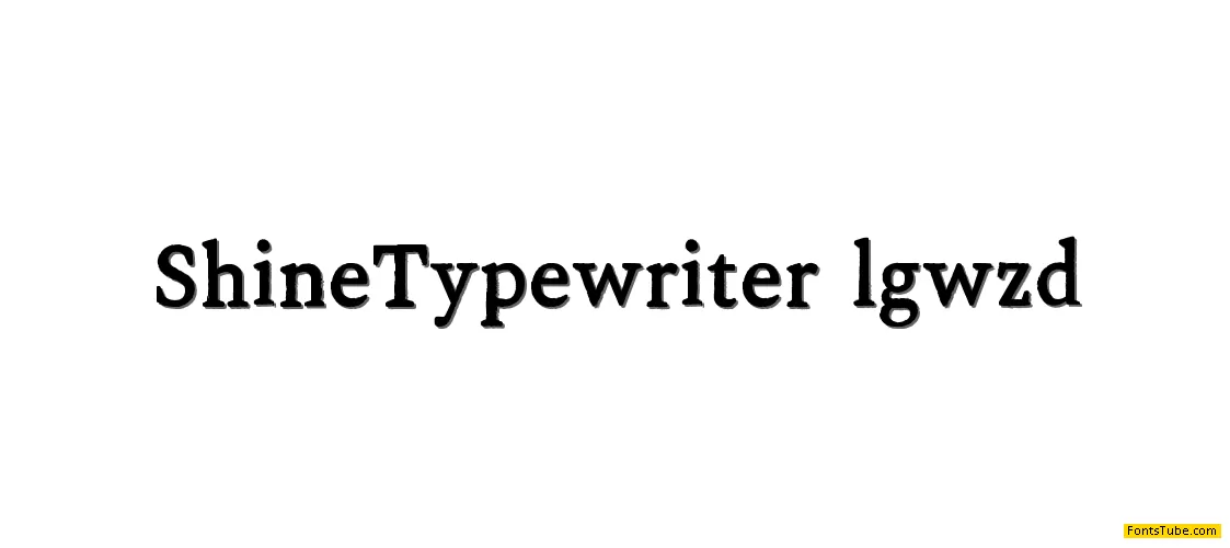 Shine Typewriter