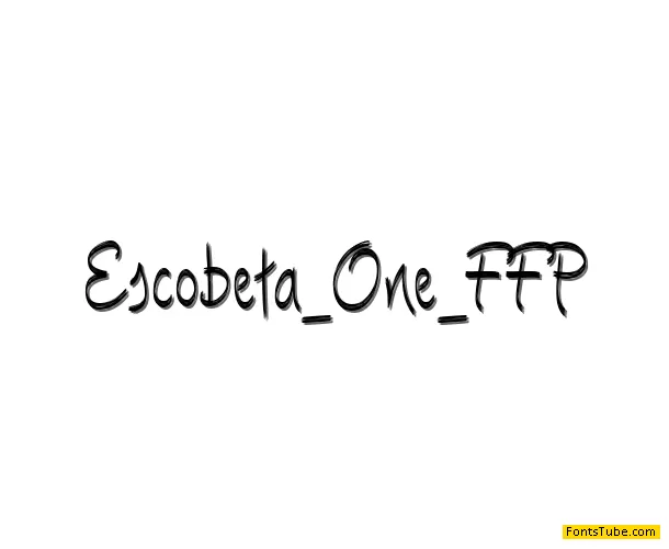 Escobeta One Font