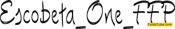 Escobeta One Font