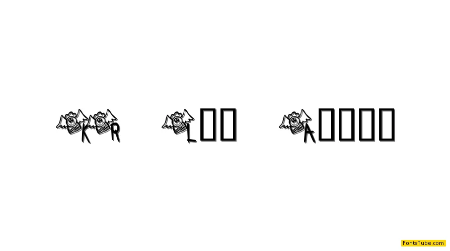 KR Lil Angel Font