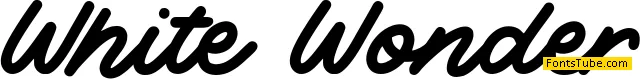 White Wonder Font