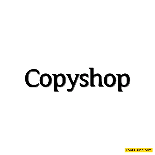 Copyshop Font