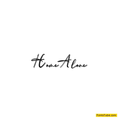 Home Alone Font