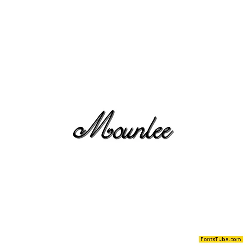 Mounlee Font