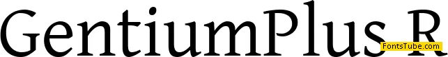 Gentium Plus Font Family
