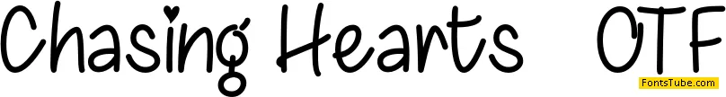 Chasing Hearts Font
