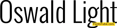 Oswald Font Family