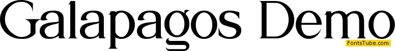 Galapagos Font