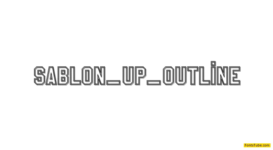 Sablon Up Font Family