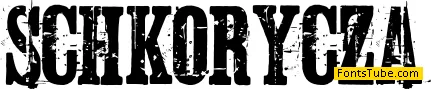 Schkorycza Font