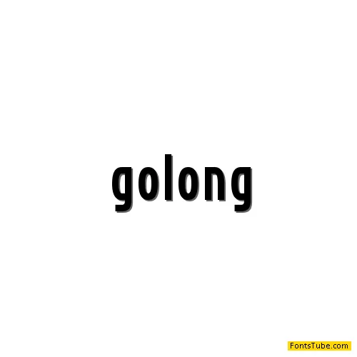 Go Long Font