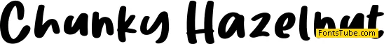 Chunky Hazelnut Font