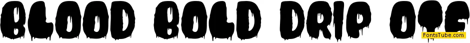 Blood Bold Font Family