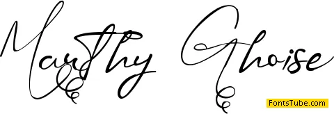 Mauthy Ghoise Font