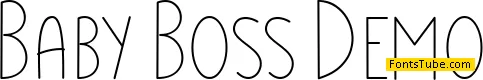 Baby Boss Font