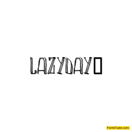 LAZY DAY Font