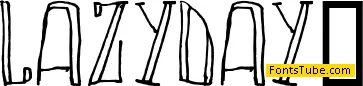 LAZY DAY Font