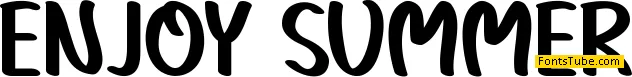 Enjoy Summer Font