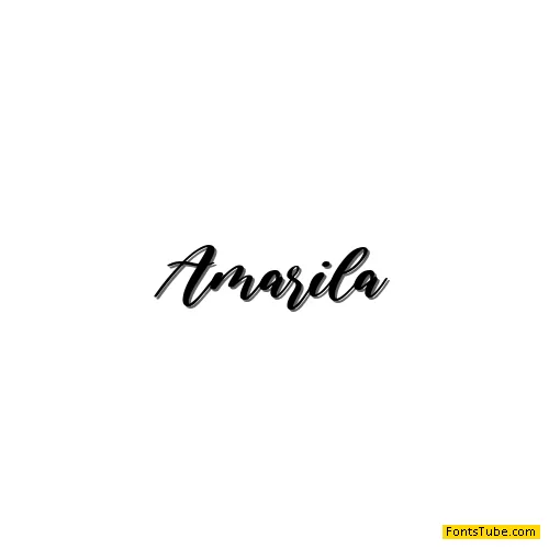 Amarila Font