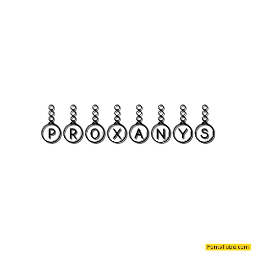 Proxanys Font