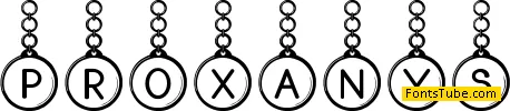 Proxanys Font