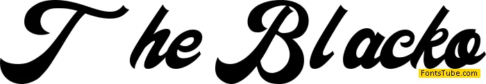The Blacko Font